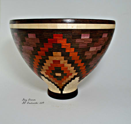 Hand turned wooden bowls
